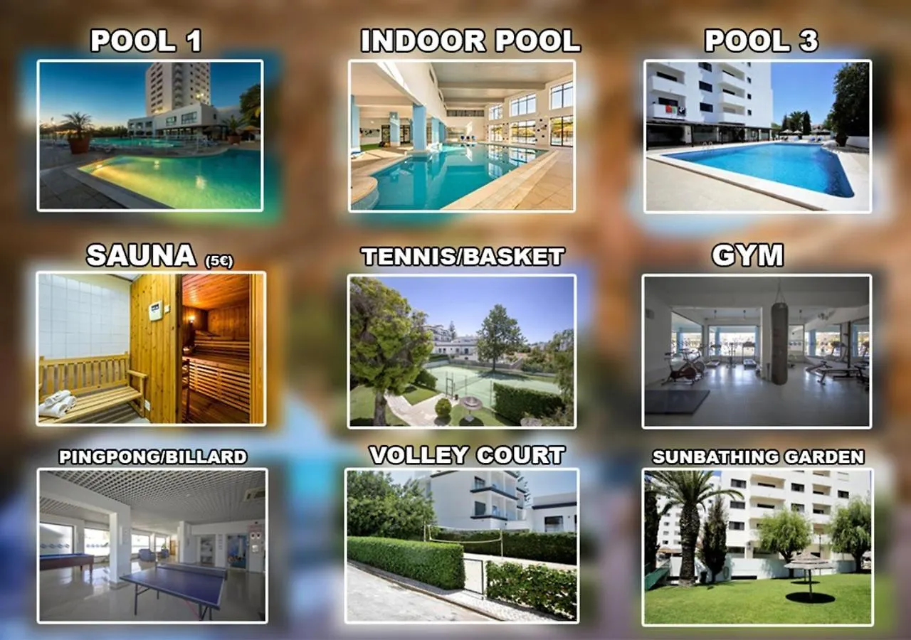 Sea View Apartment - 3 Swimming Pool & Fitness Albufeira